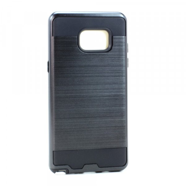 Wholesale Samsung Galaxy Note FE / Note Fan Edition / Note 7 Iron Shield Hybrid Case (Black)